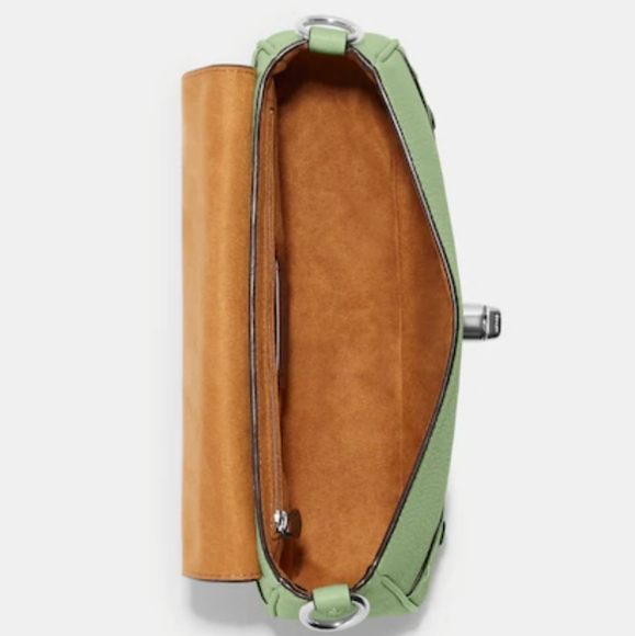 NWT Coach Millie Shoulder Bag Satchel Green - Picture 7 of 7